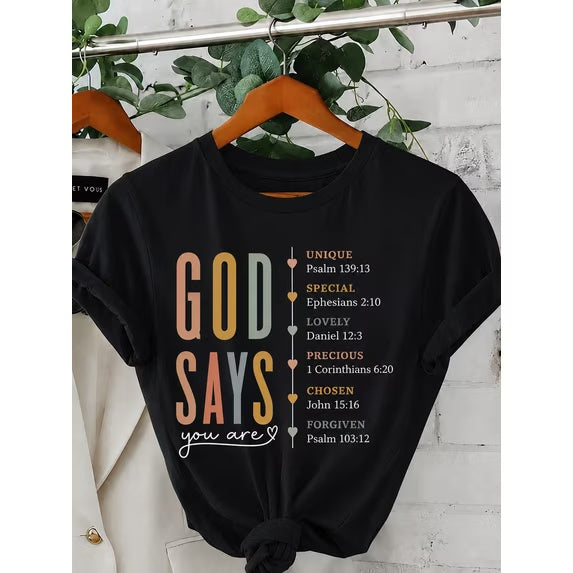 Women's Christian Faith Graphic T-Shirt, Inspirational product image 3