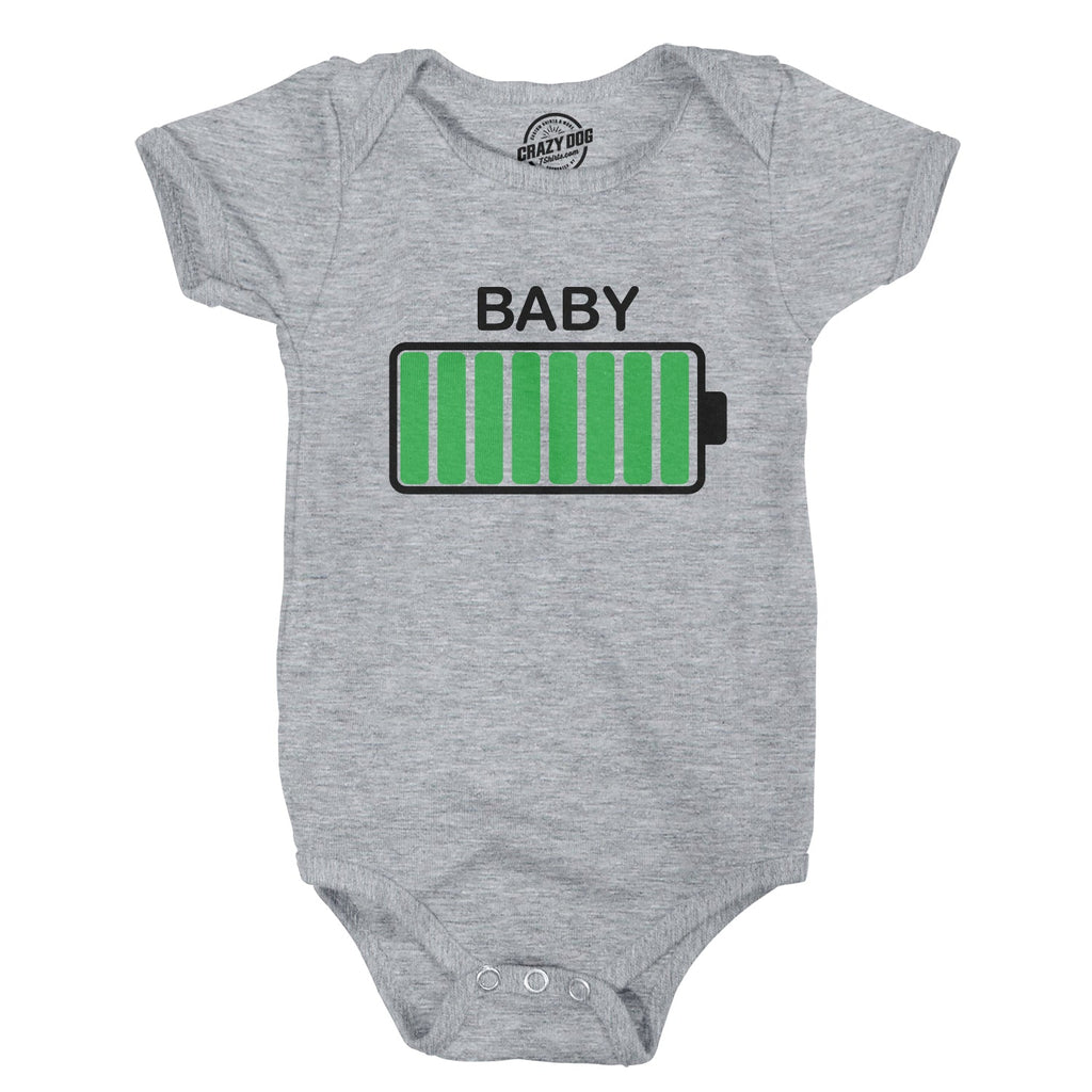 Battery Fully Charged Baby Bodysuit