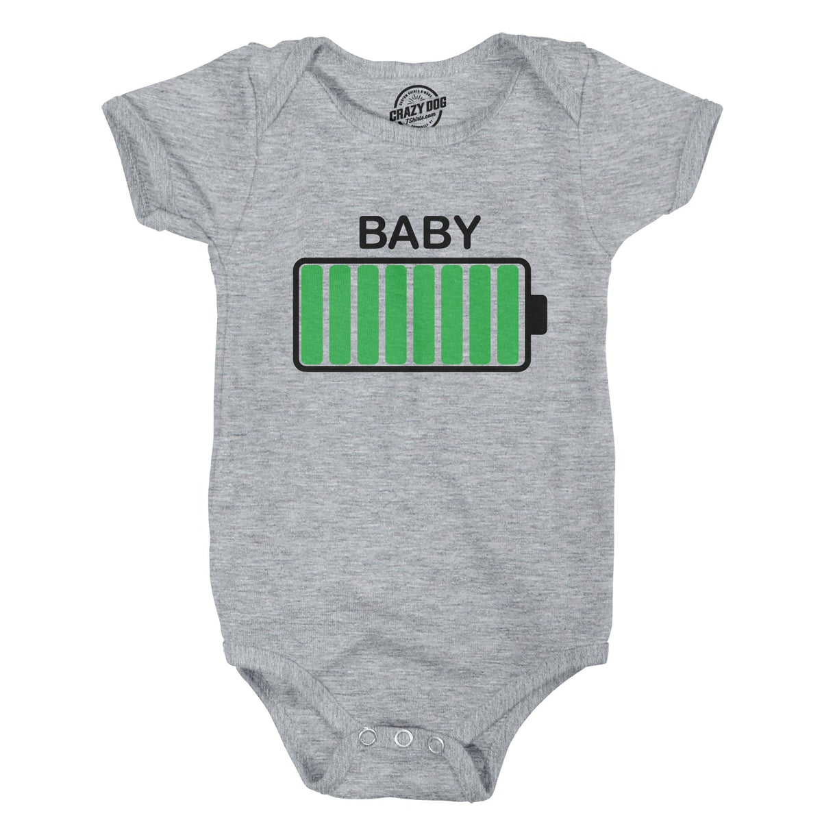 Battery Fully Charged Baby Bodysuit