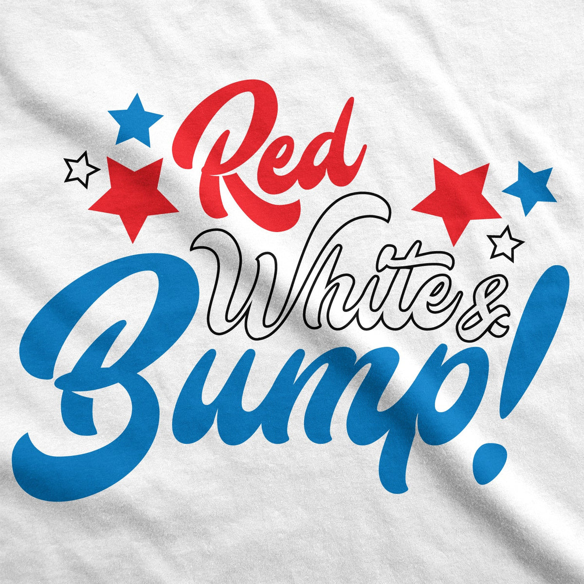 Red White And Bump Maternity T Shirt product image 2