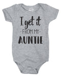 I Get It From My Auntie Baby Bodysuit