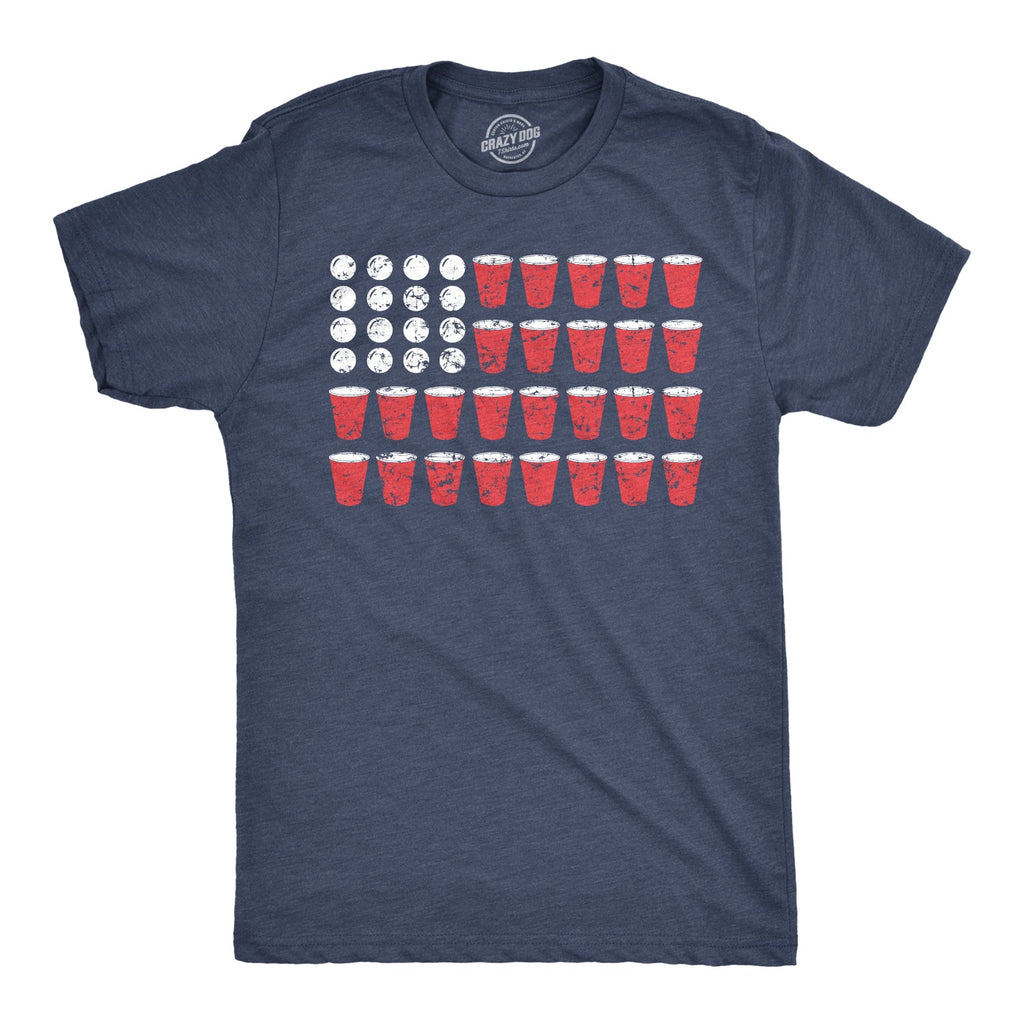 Beer Pong Flag Men's T Shirt product image 8