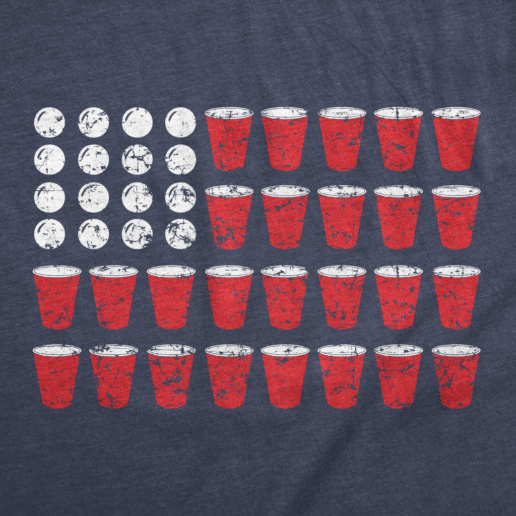 Beer Pong Flag Men's T Shirt product image 3