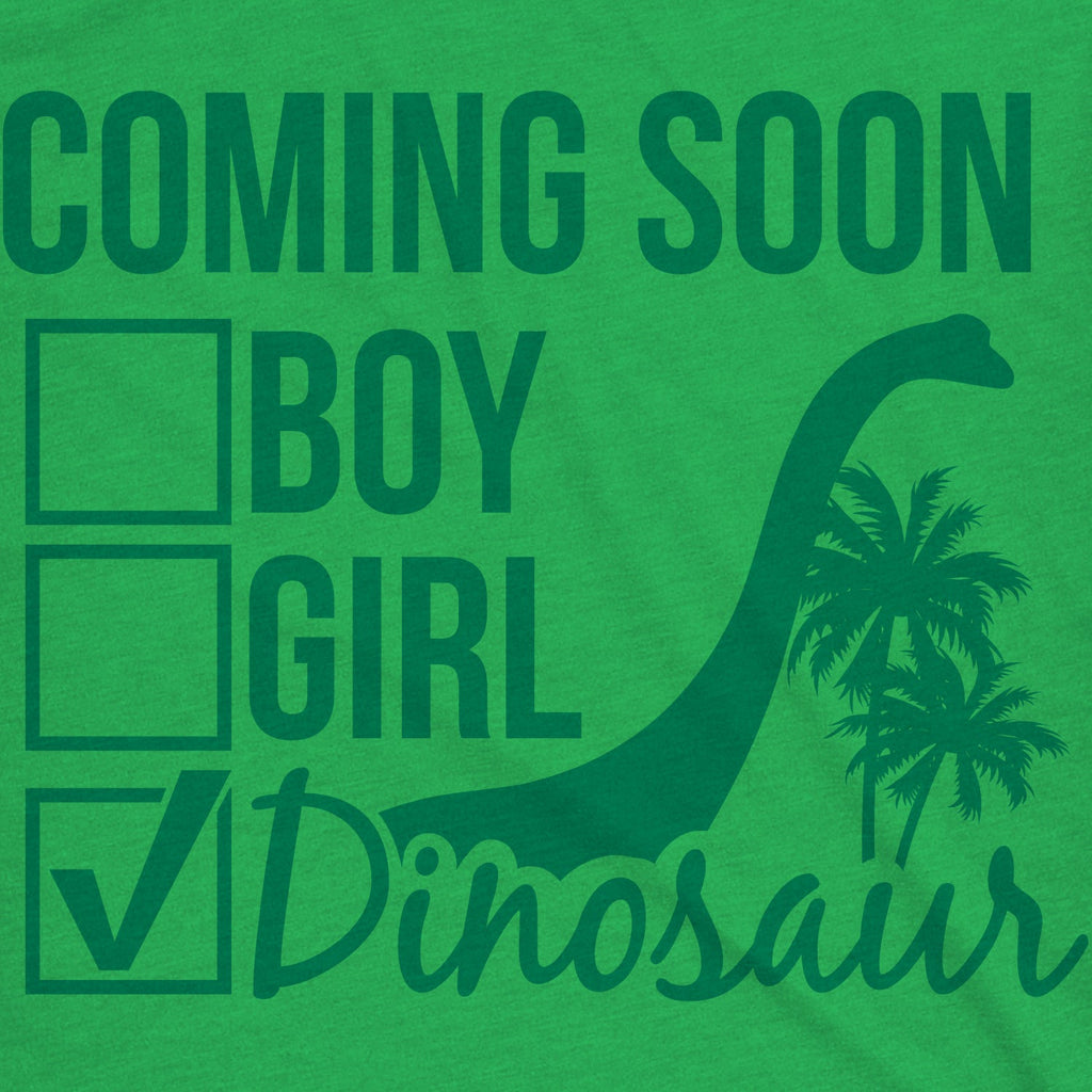 Coming Soon: Dinosaur Maternity T Shirt product image 3