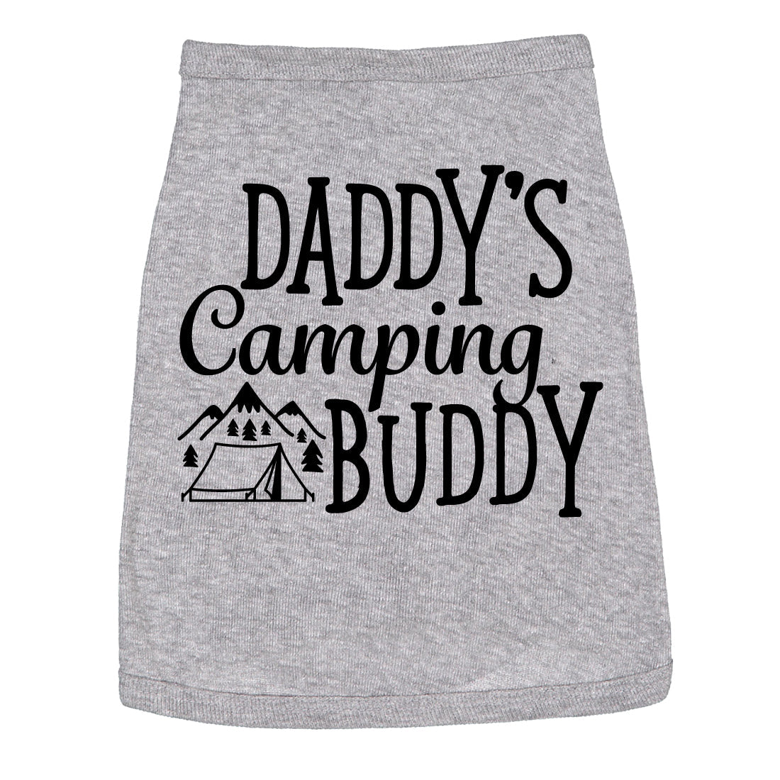 Daddy's Camping Buddy Dog Shirt product image 1
