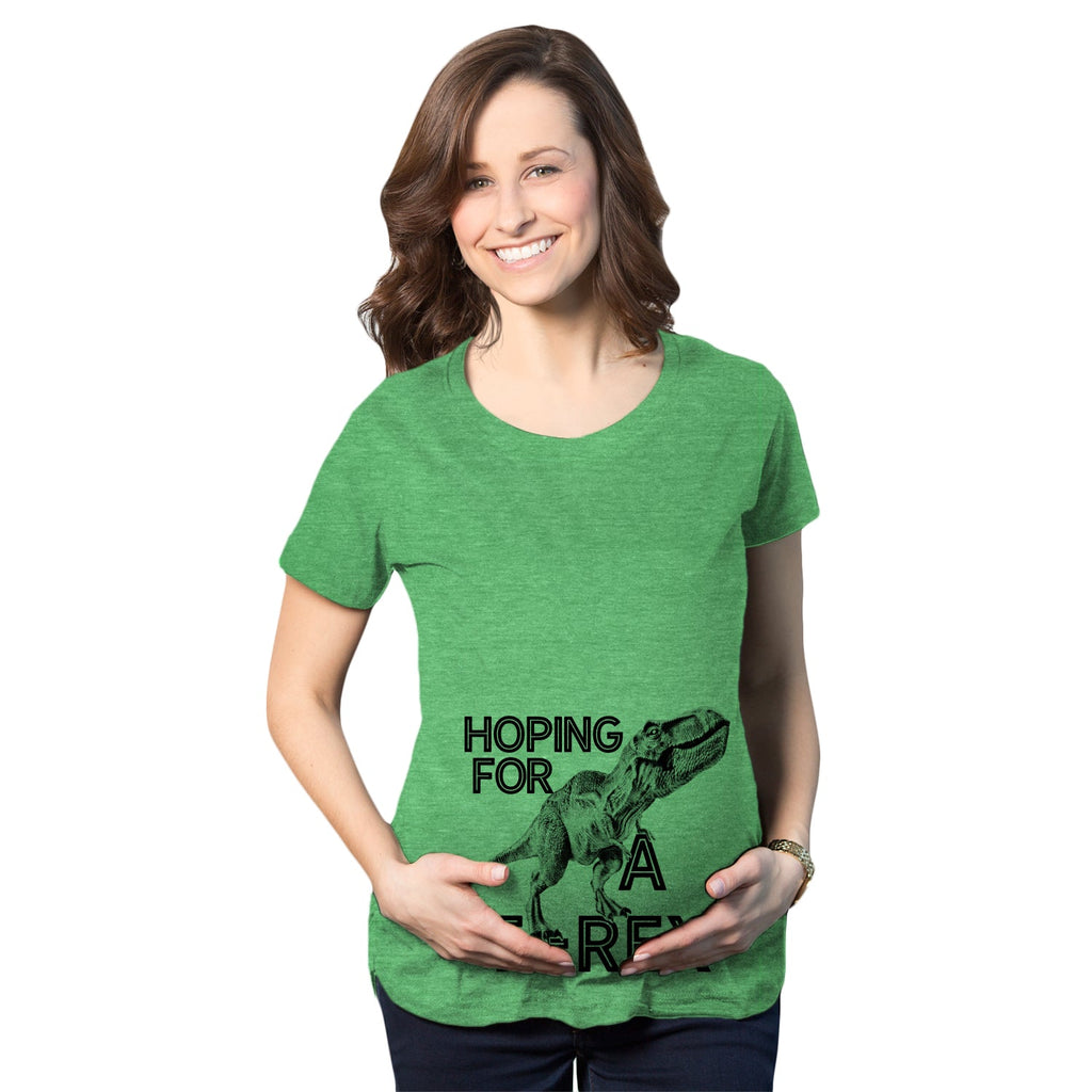 Hoping For A T-Rex Maternity T Shirt product image 1
