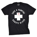 Save A Vampire Donate Blood Men's T Shirt product image 1
