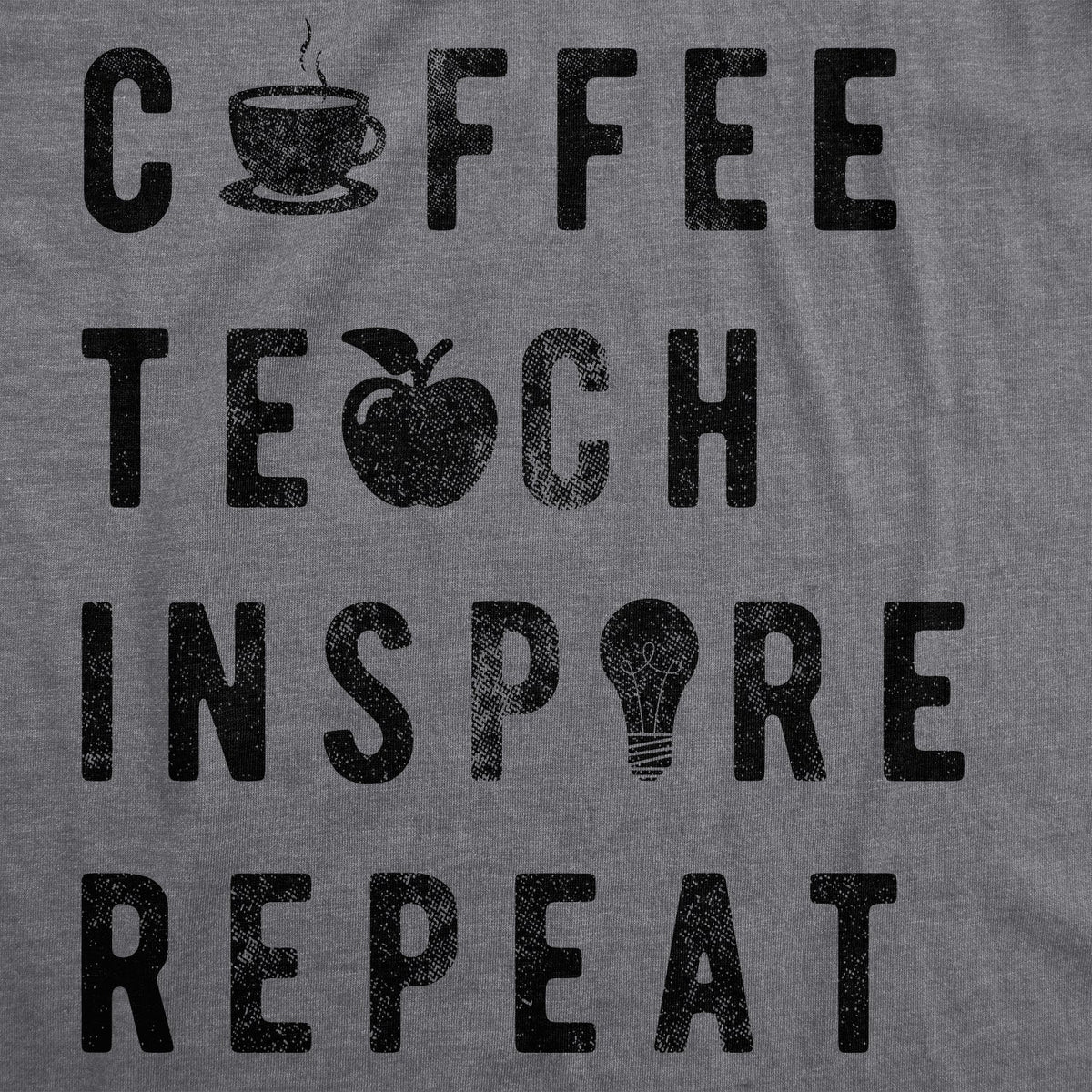 Coffee Teach Inspire Repeat Women's T Shirt product image 2