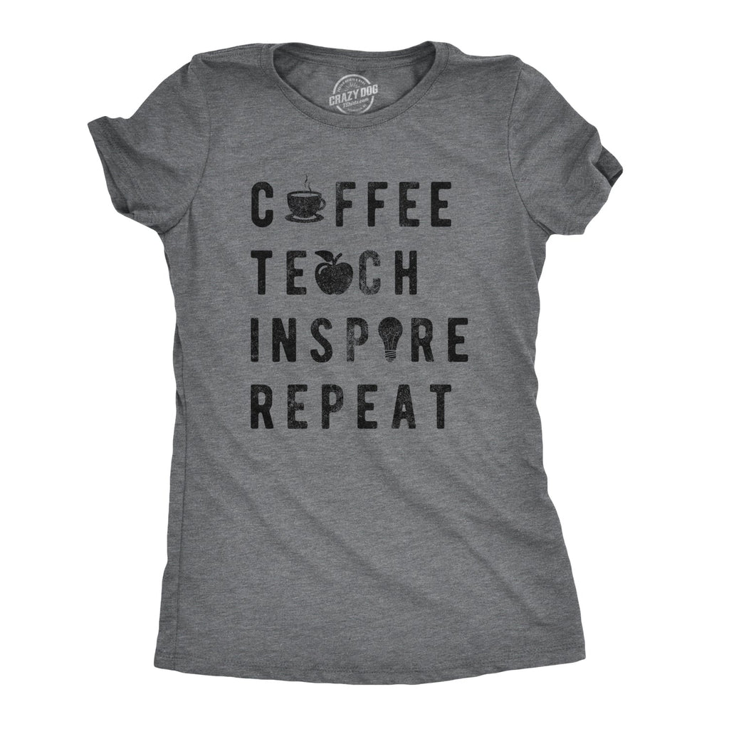 Coffee Teach Inspire Repeat Women's T Shirt product image 1