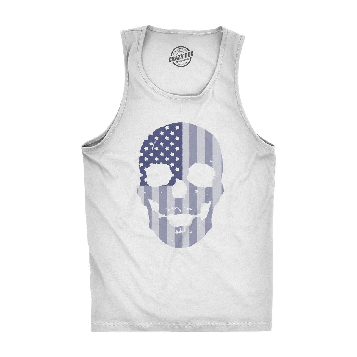 Flag Skull Men's Tank Top