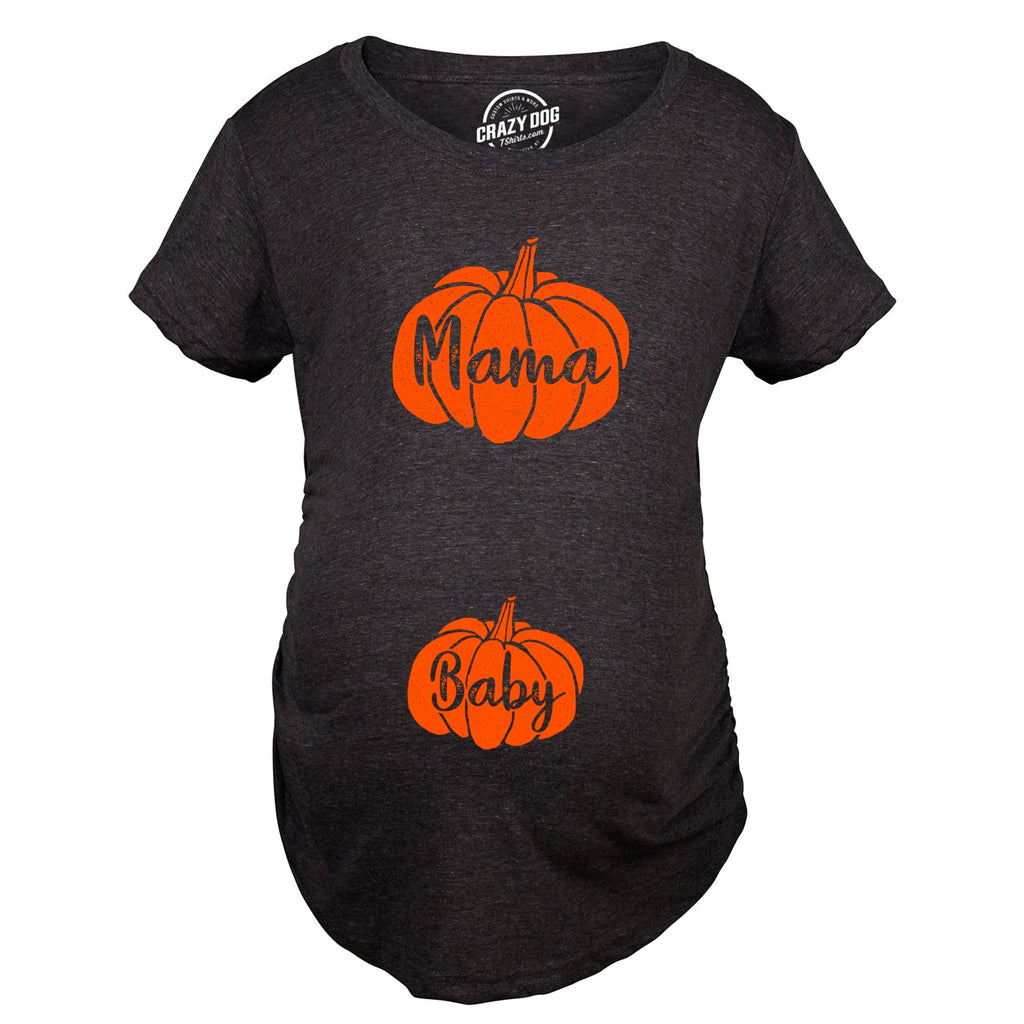 Mama Baby Pumpkin Maternity T Shirt product image 2