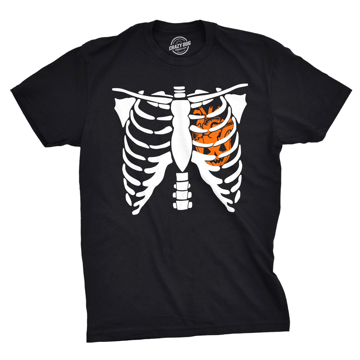 Pumpkin Heart Rib Cage Men's T Shirt product image 1