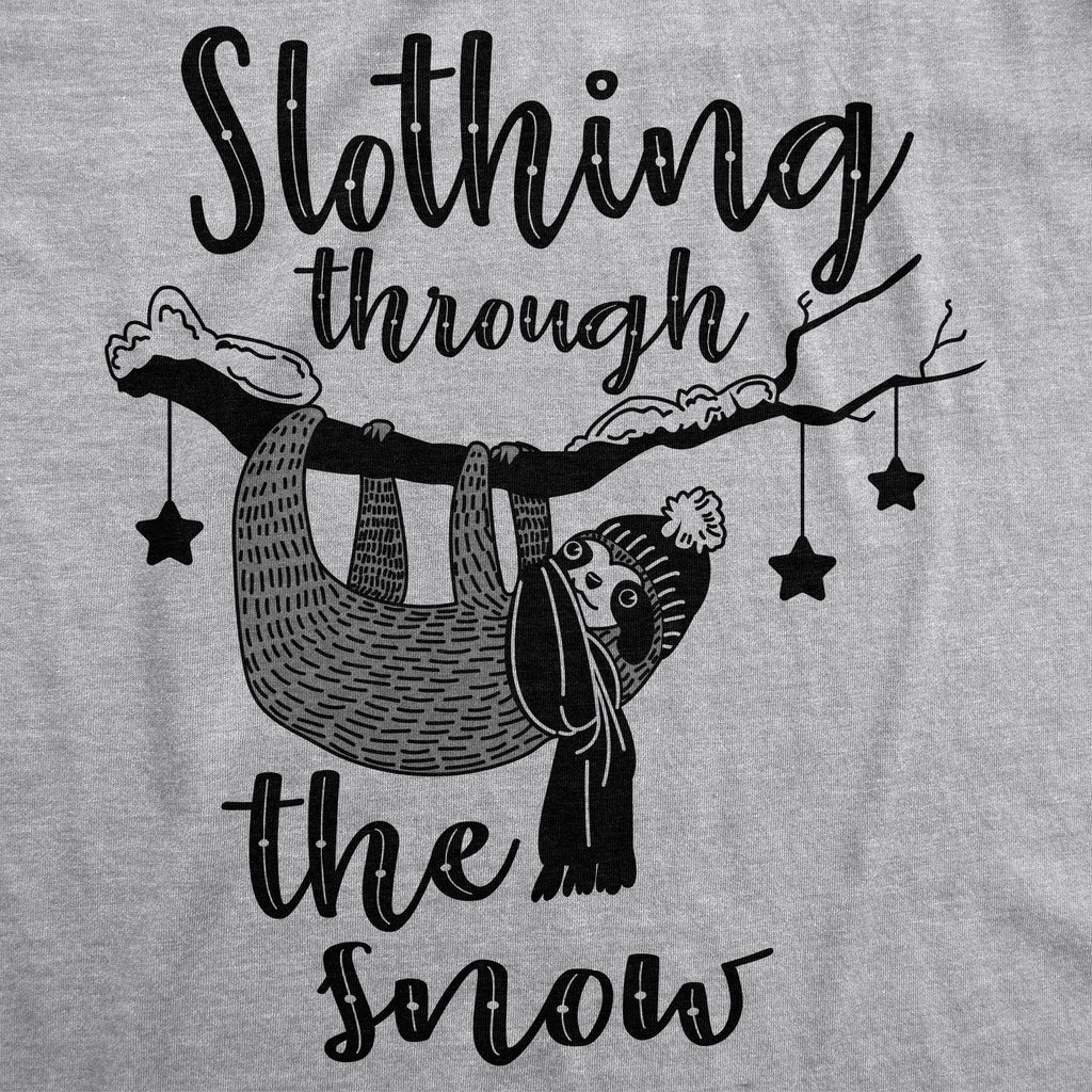 Slothing Through The Snow Women's T Shirt product image 2
