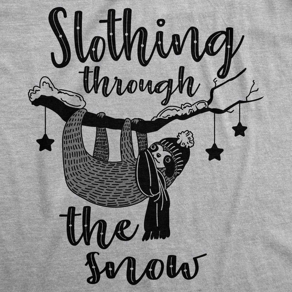 Slothing Through The Snow Women's T Shirt product image 2