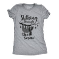 Slothing Through The Snow Women's T Shirt product image 1