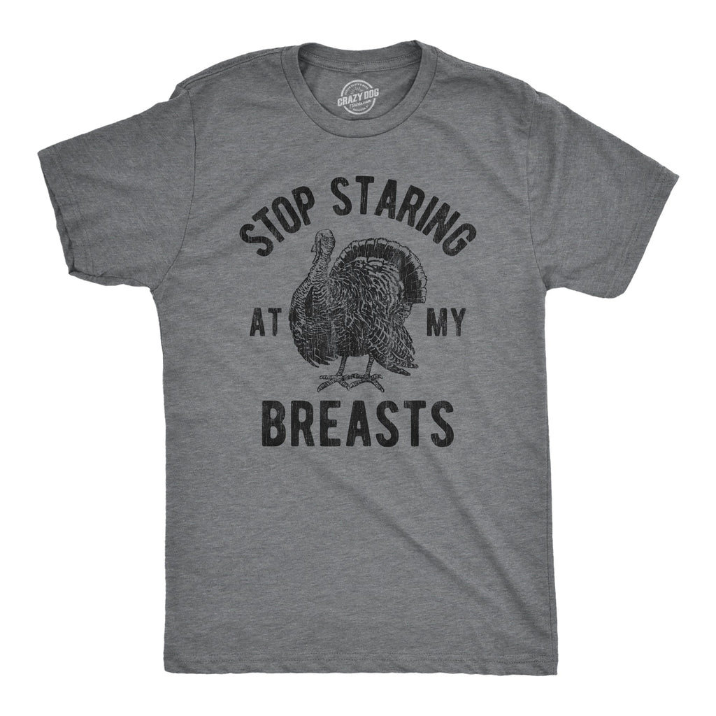 Stop Staring At My Breasts Men's T Shirt product image 1