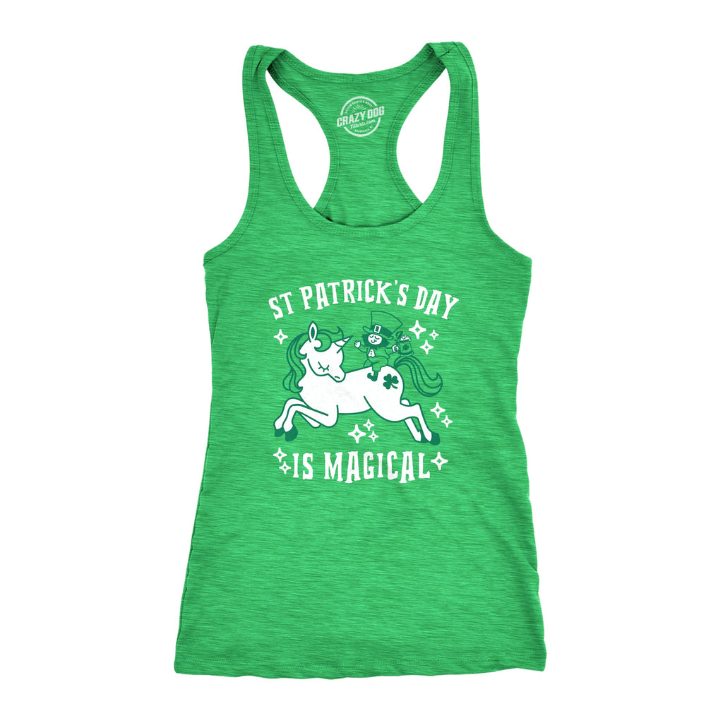 St. Patrick's Day Is Magical Women's Tank Top