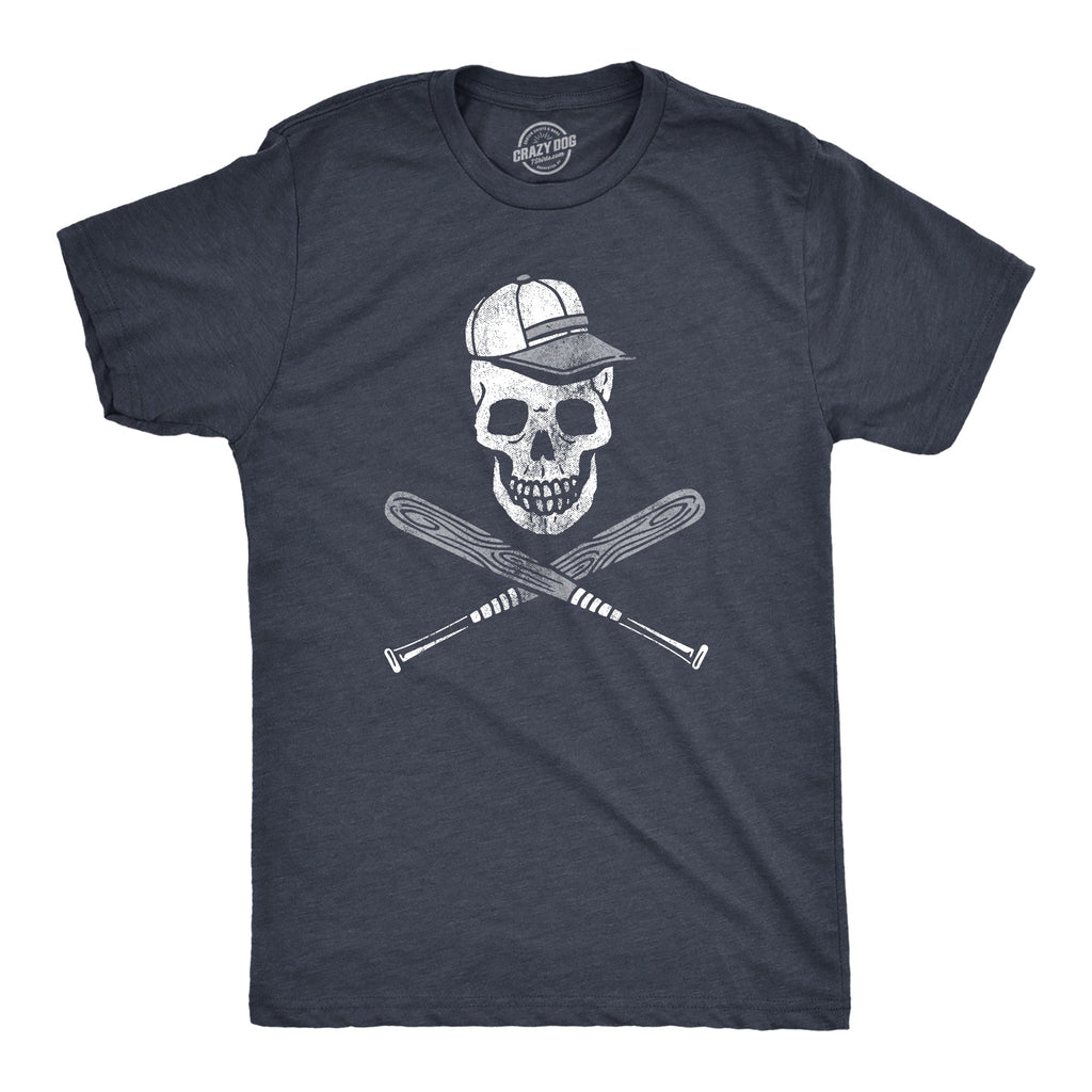 Baseball Skull Men's T Shirt product image 1