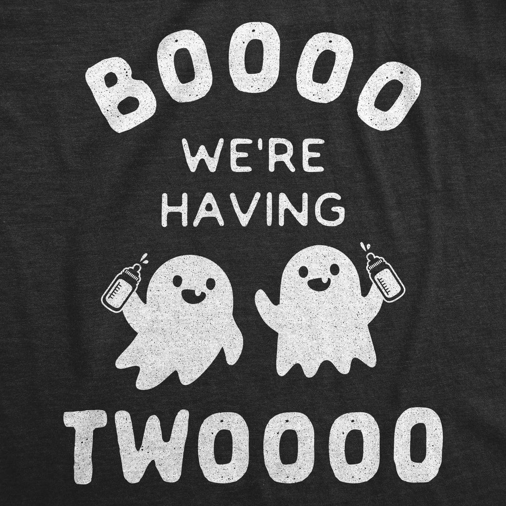 Booo We're Having Twooo Maternity T Shirt product image 3