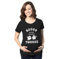 Booo We're Having Twooo Maternity T Shirt product image 1