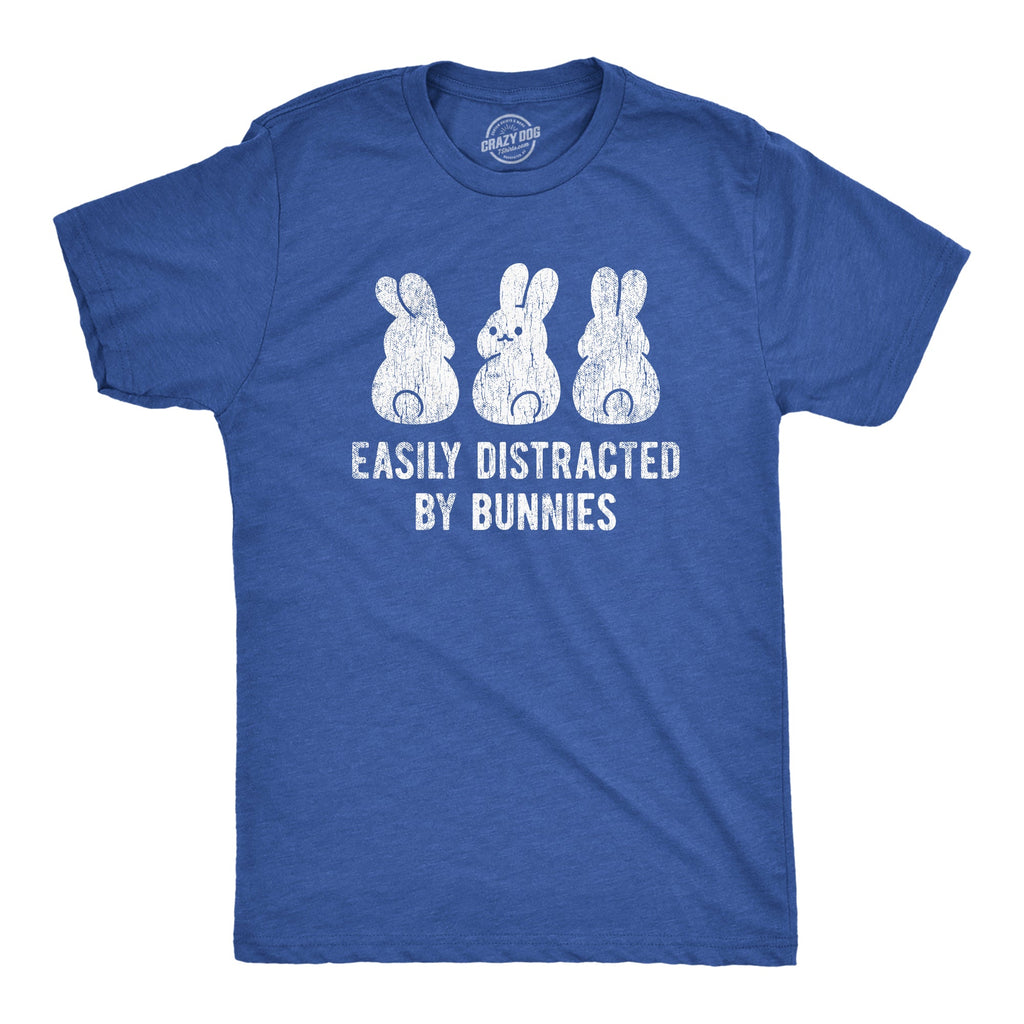 Easily Distracted By Bunnies Men's T Shirt product image 1