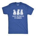 Easily Distracted By Bunnies Men's T Shirt product image 1