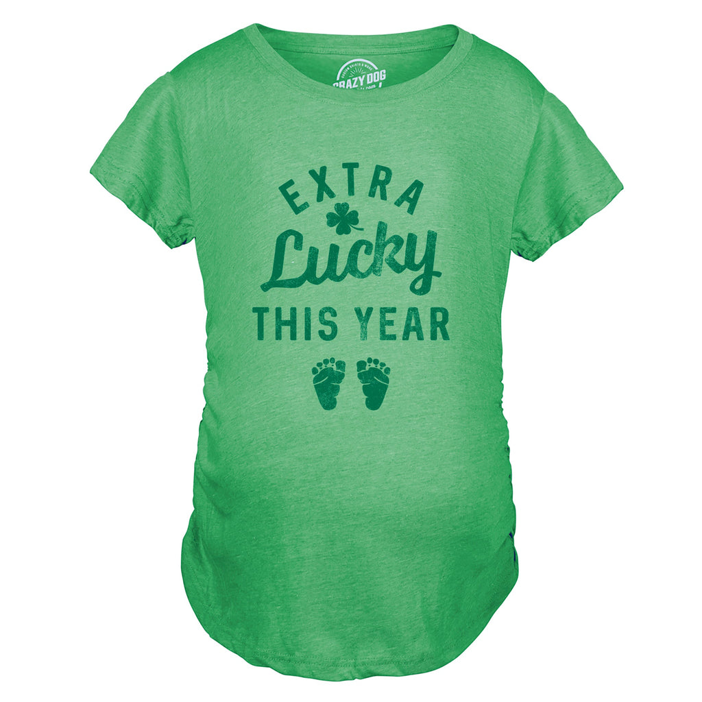 Extra Lucky This Year Maternity T Shirt product image 2