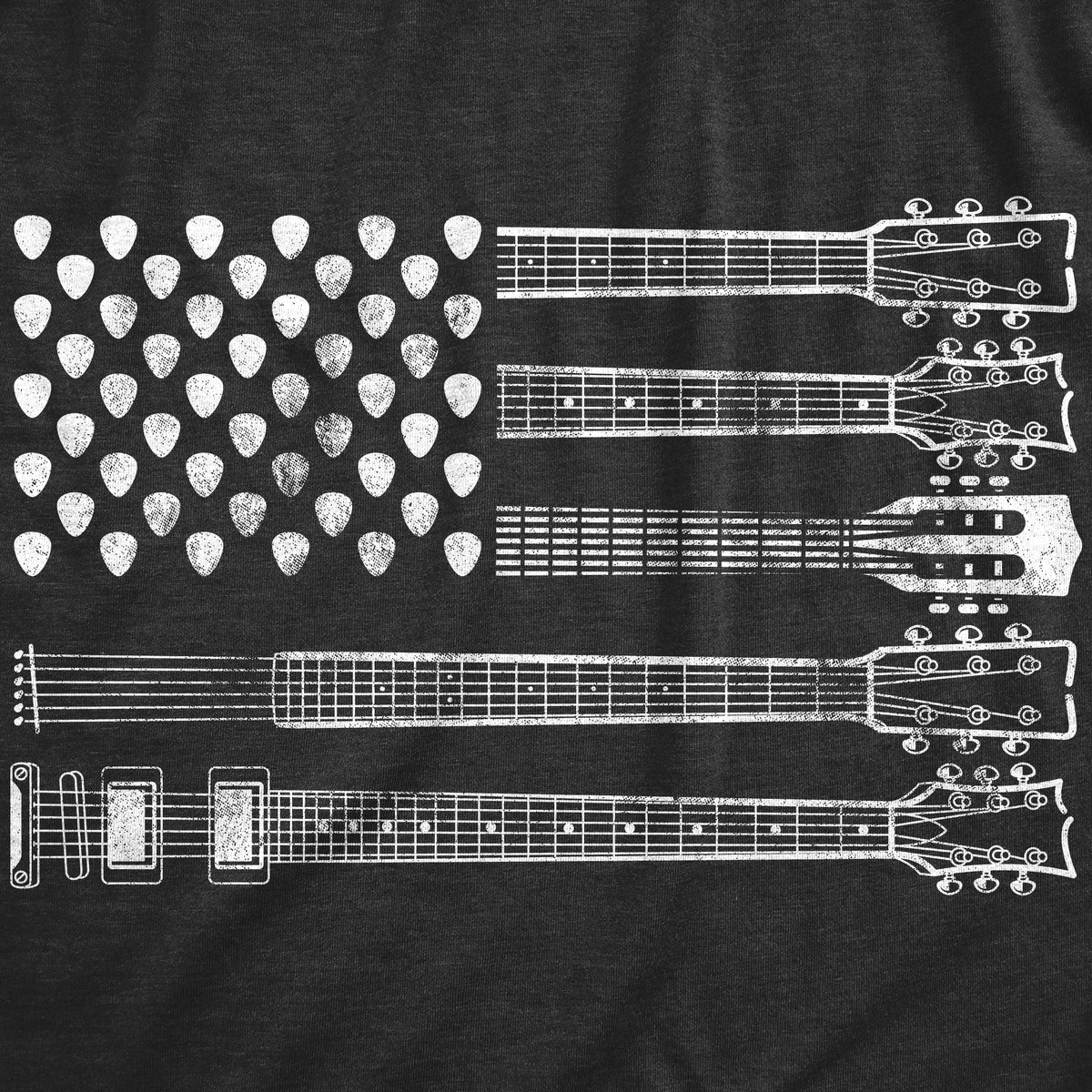 Guitar Flag Men's T Shirt product image 3