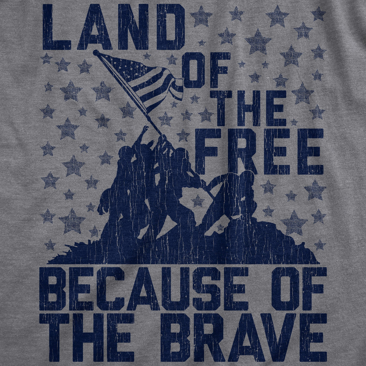 Land Of The Free Because Of Brave Men's T Shirt product image 3