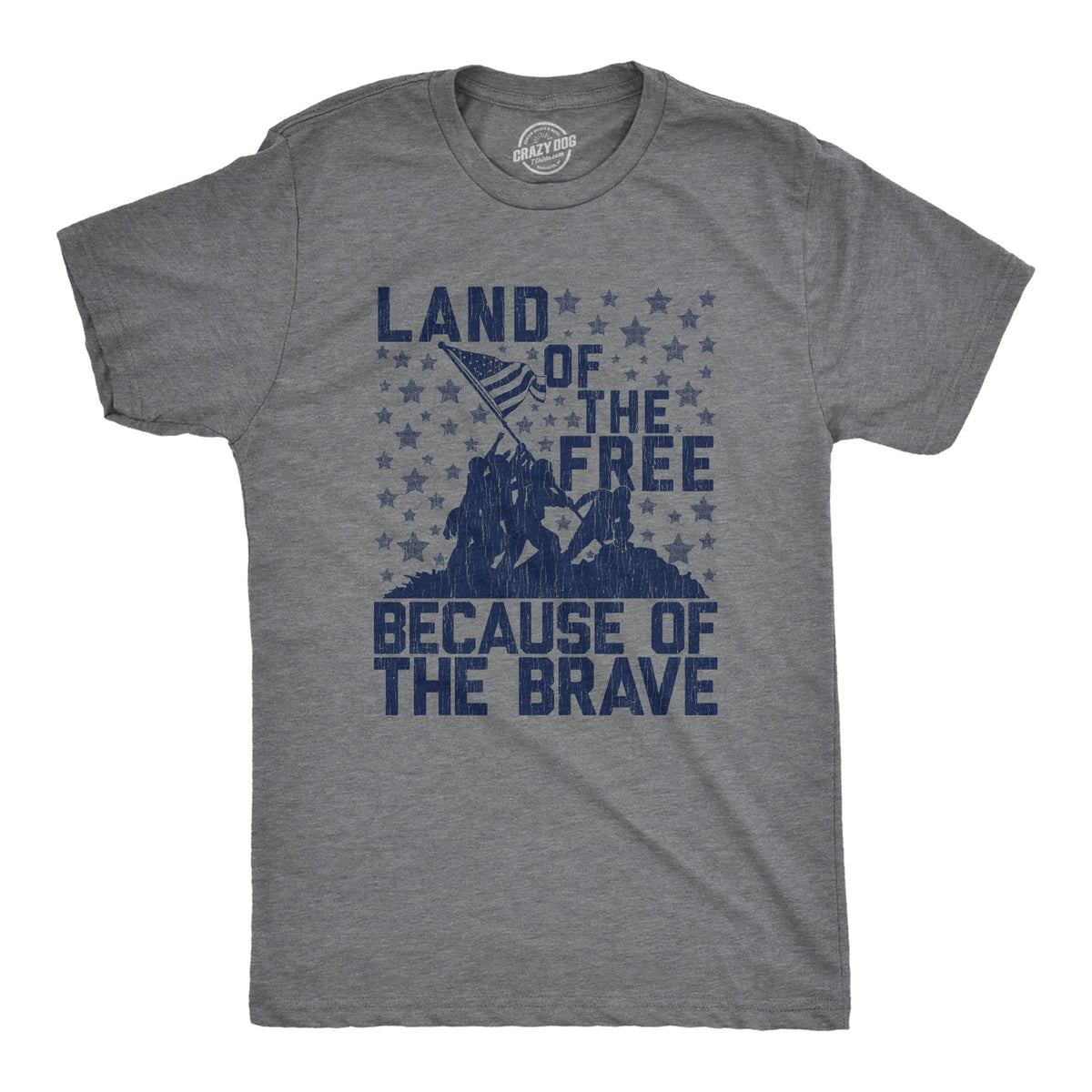 Land Of The Free Because Of Brave Men's T Shirt product image 1
