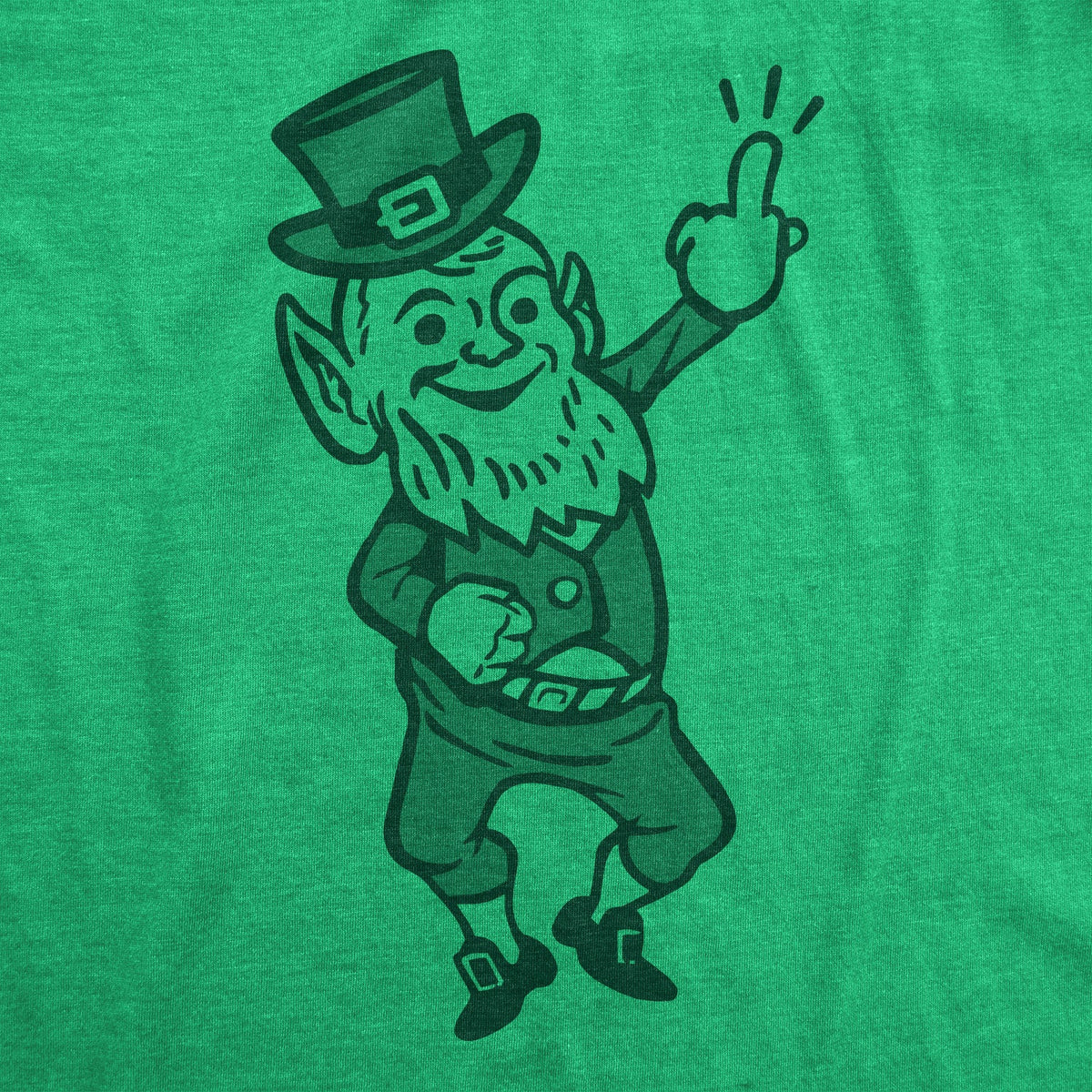 Leprechaun Middle Finger Women's T Shirt product image 3