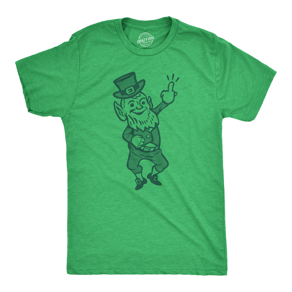 Leprechaun Middle Finger Men's T Shirt product image 1