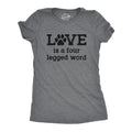 Love Is A Four Legged Word Women's T Shirt product image 1