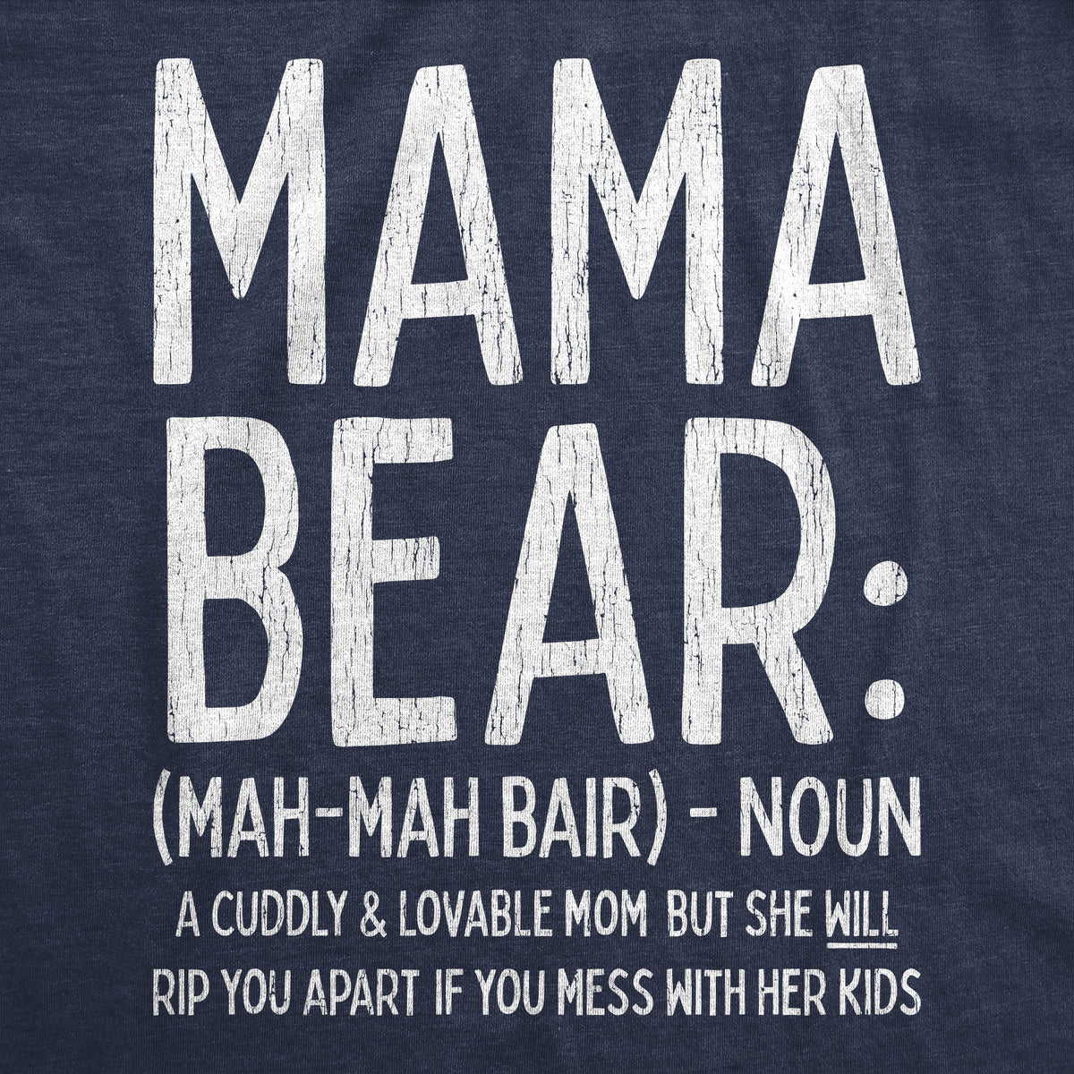 Mama Bear Definition Women's T Shirt product image 3
