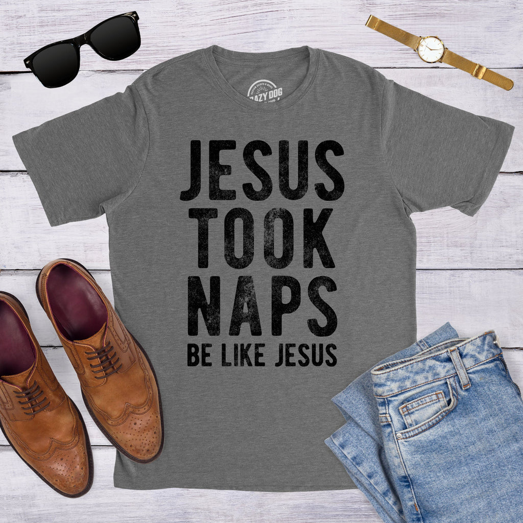 Jesus Took Naps Men's T Shirt product image 2