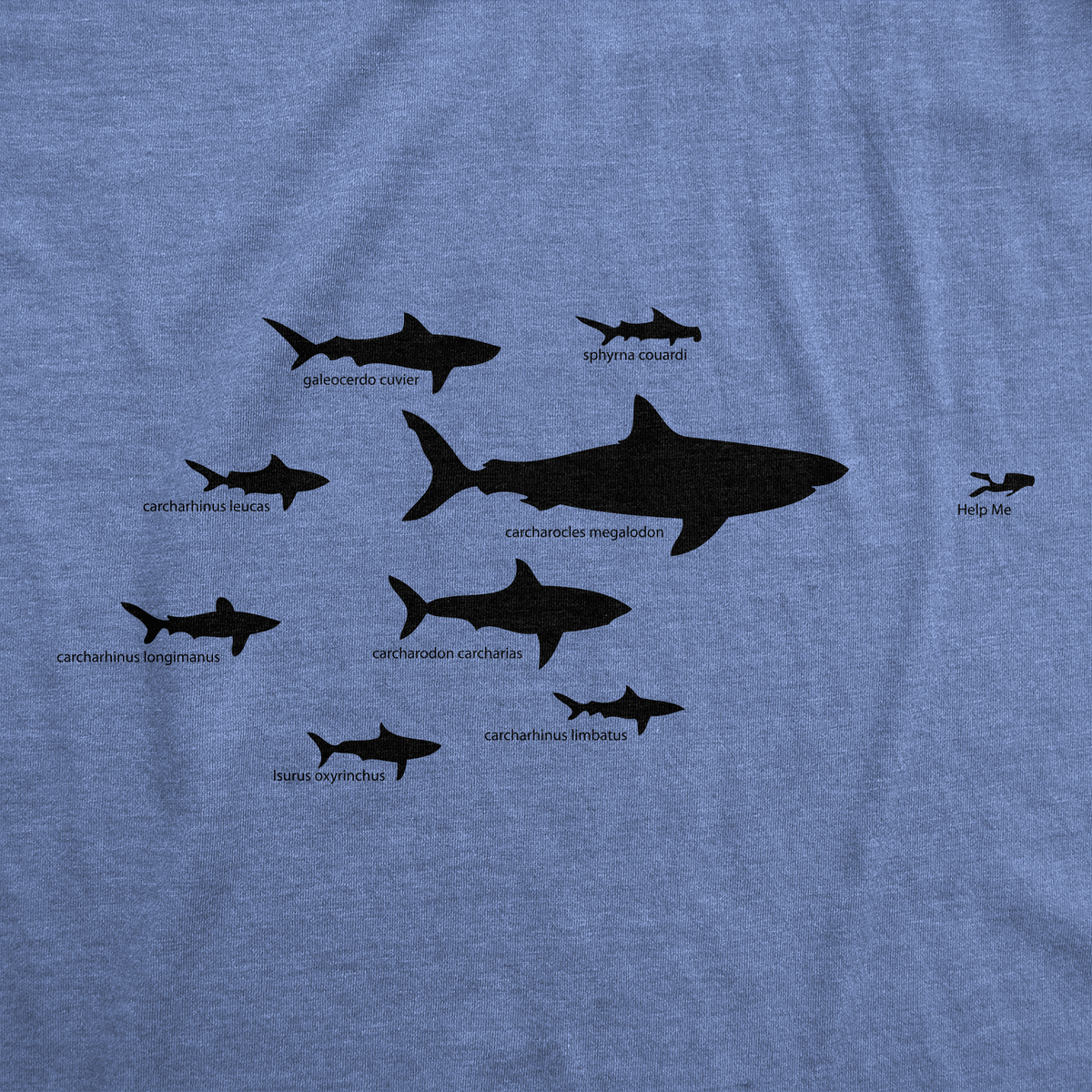 Shark Hierarchy Men's T Shirt product image 6