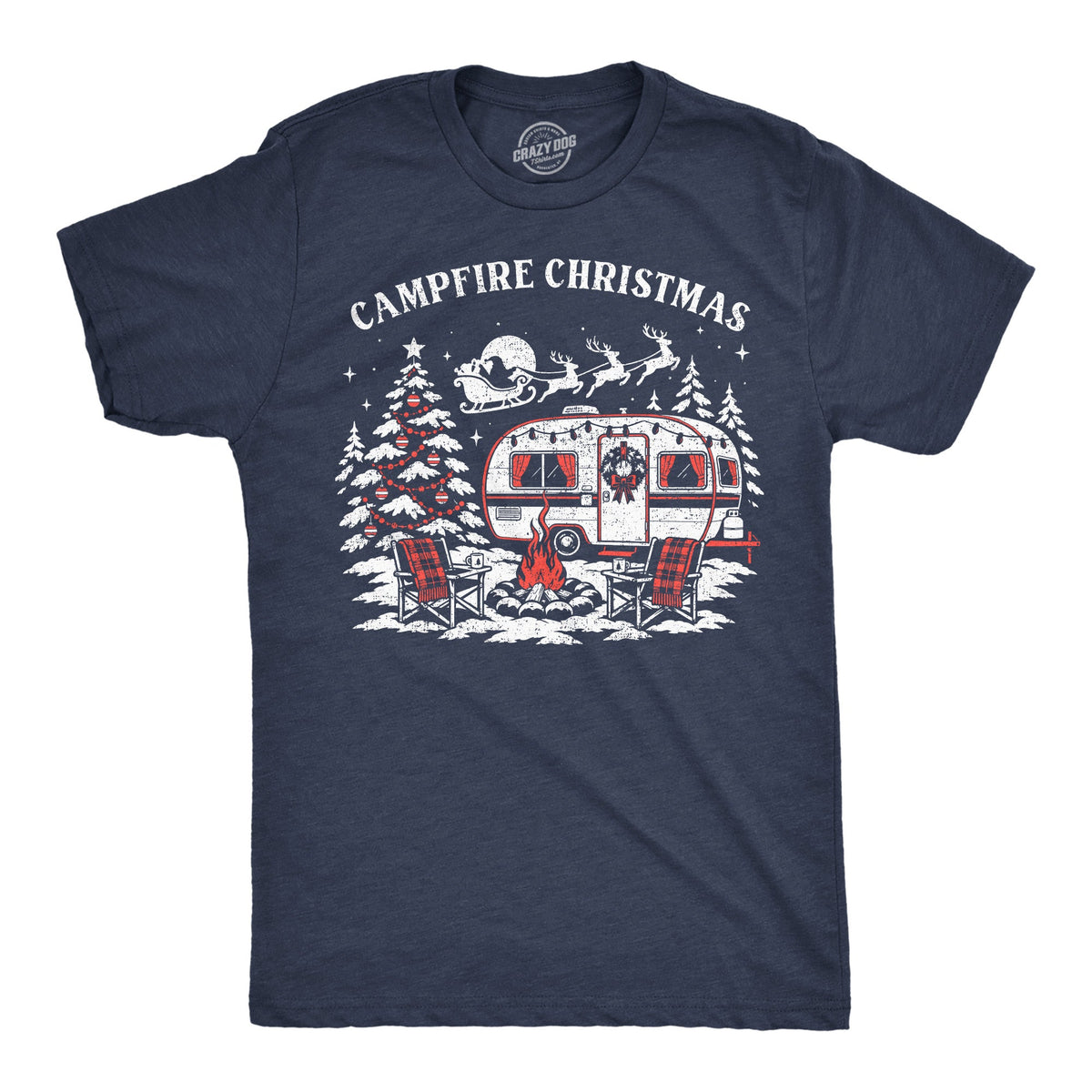 Campfire Christmas Men's T Shirt product image 1