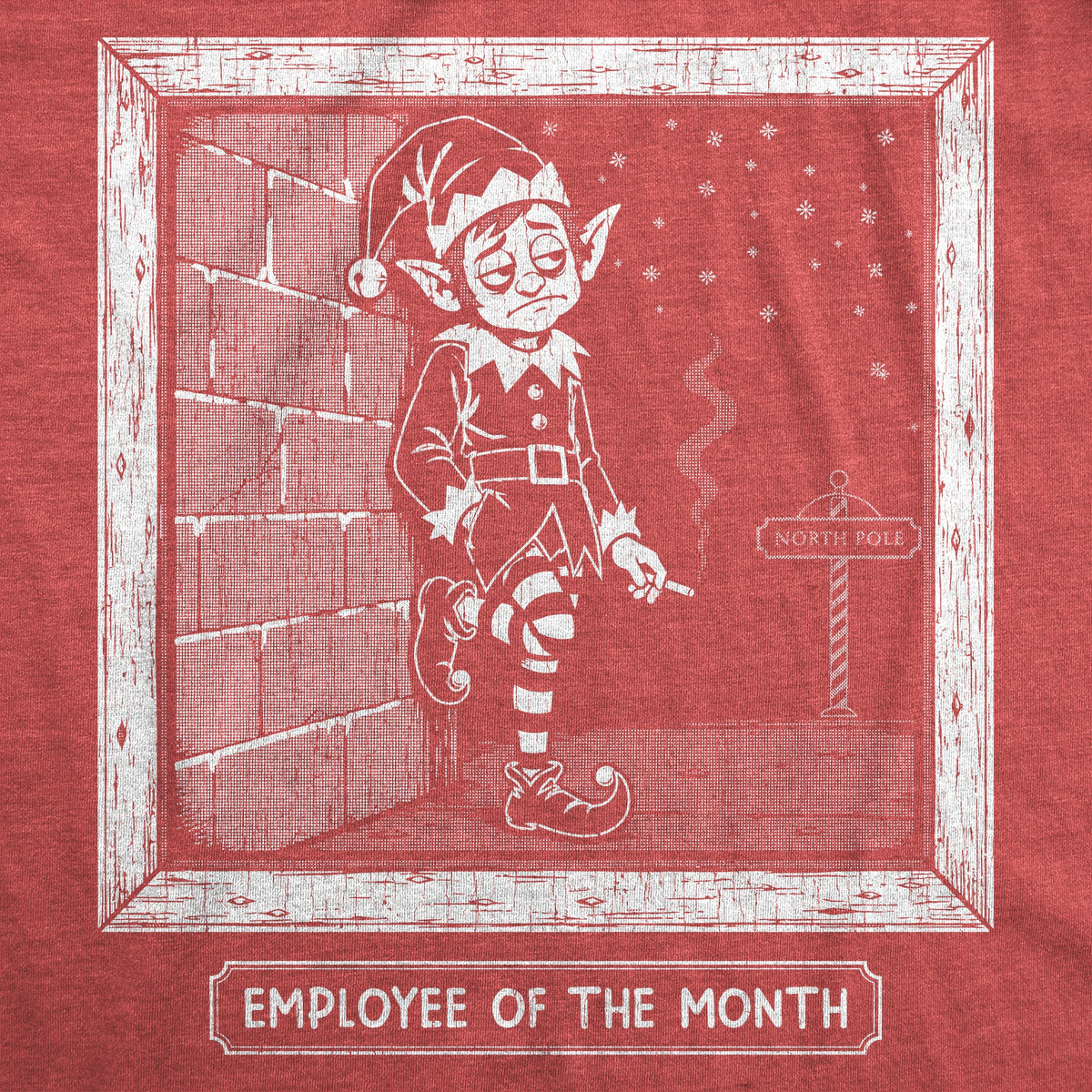 Employee Of The Month Santas Elf Men's T Shirt product image 2