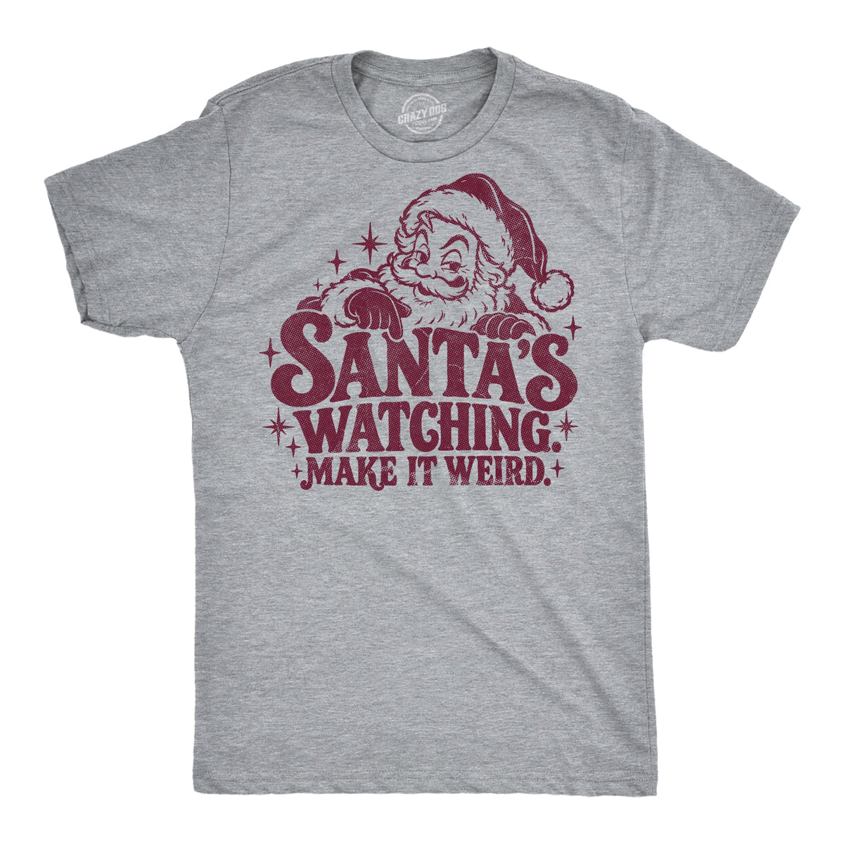 Santas Watching Make It Weird Men's T Shirt product image 1