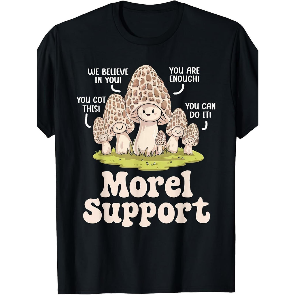 Morel Support Funny Mushroom Hunter T-Shirt Wild Forager product image 1