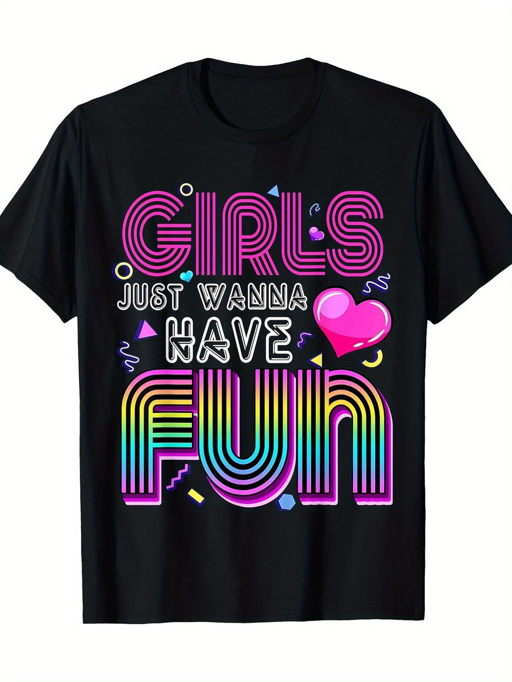 Women's Retro Neon Graphic T-Shirt, Vintage 80s Inspired product image 2