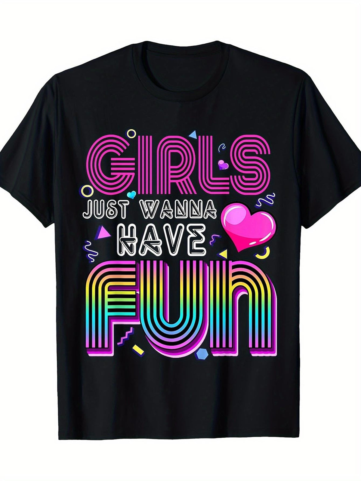 Women's Retro Neon Graphic T-Shirt, Vintage 80s Inspired product image 2