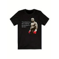 Iron Mike Tyson Quotes Men'S Black T-Shirt US Size, Unisex product image 1