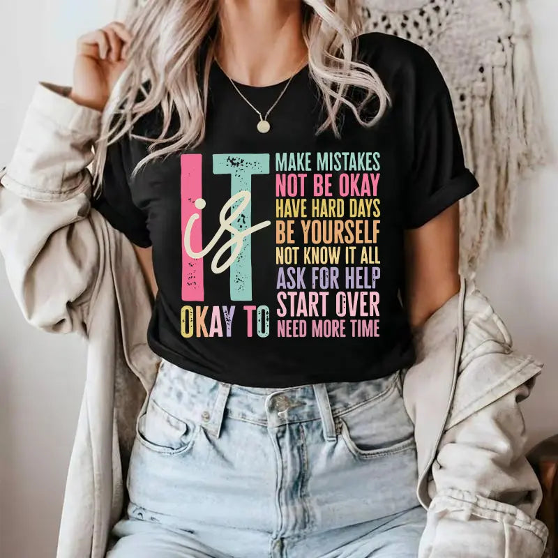 It's Okay To Make Mistakes Comfort Color Shirt, Special product image 7