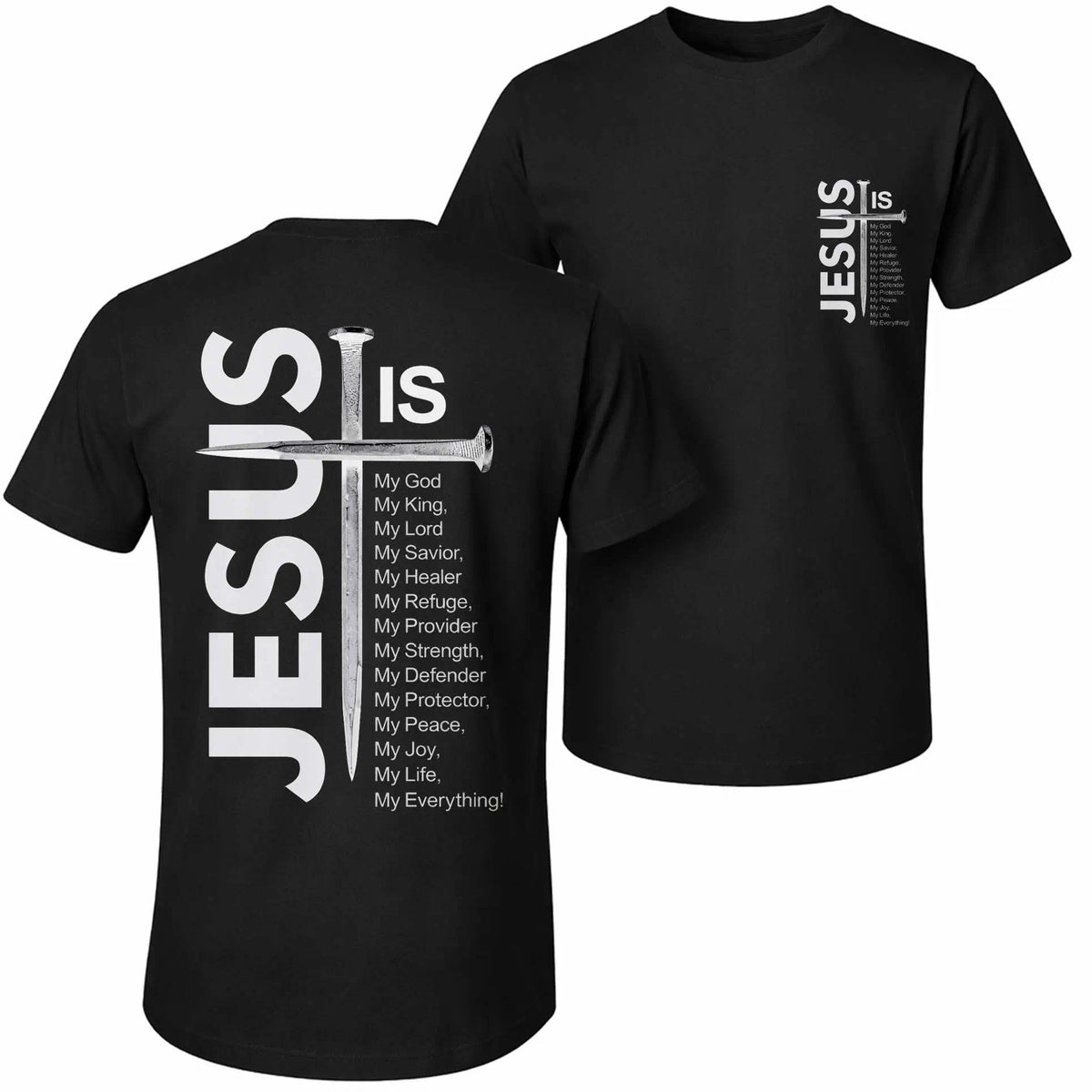 Men's Pure Cotton Short-Sleeve Graphic T-Shirt - Jesus and product image 1
