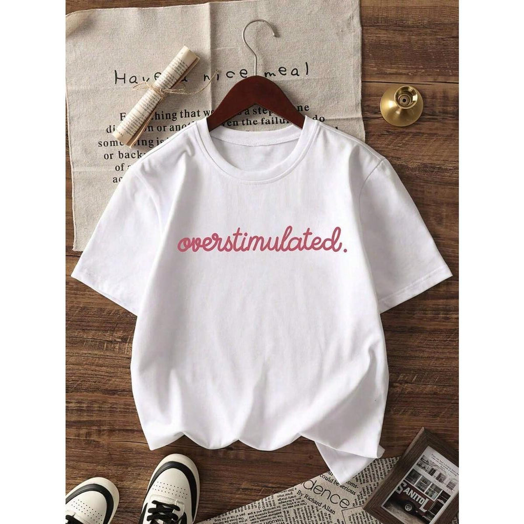 Women's Casual Short Sleeve Round Neck Printed Pattern Tee product image 10
