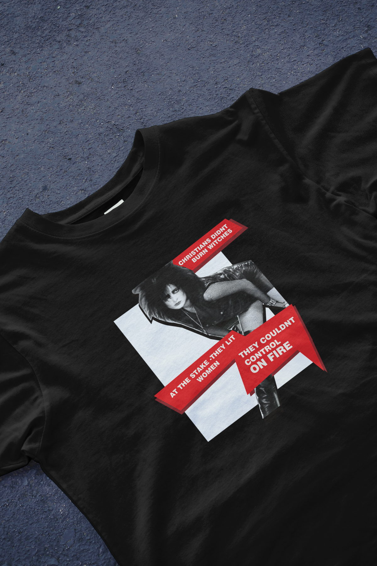 DIYANYONE Gothic Statement T-Shirt: Uncontrolled Women's product image 5