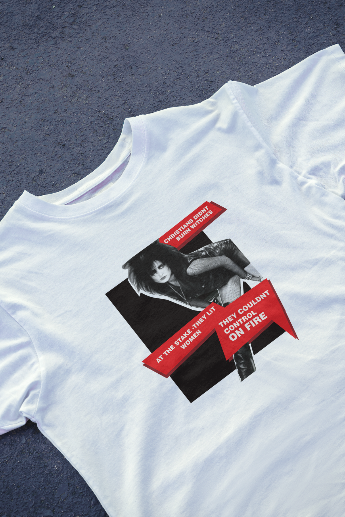 DIYANYONE Gothic Statement T-Shirt: Uncontrolled Women's product image 3