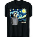 Cute Raccoon Starry Sky Panda T-Shirt product image 1