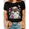 A Fun Printed T-Shirt Featuring Pugs, Perfect for Pug product image 1